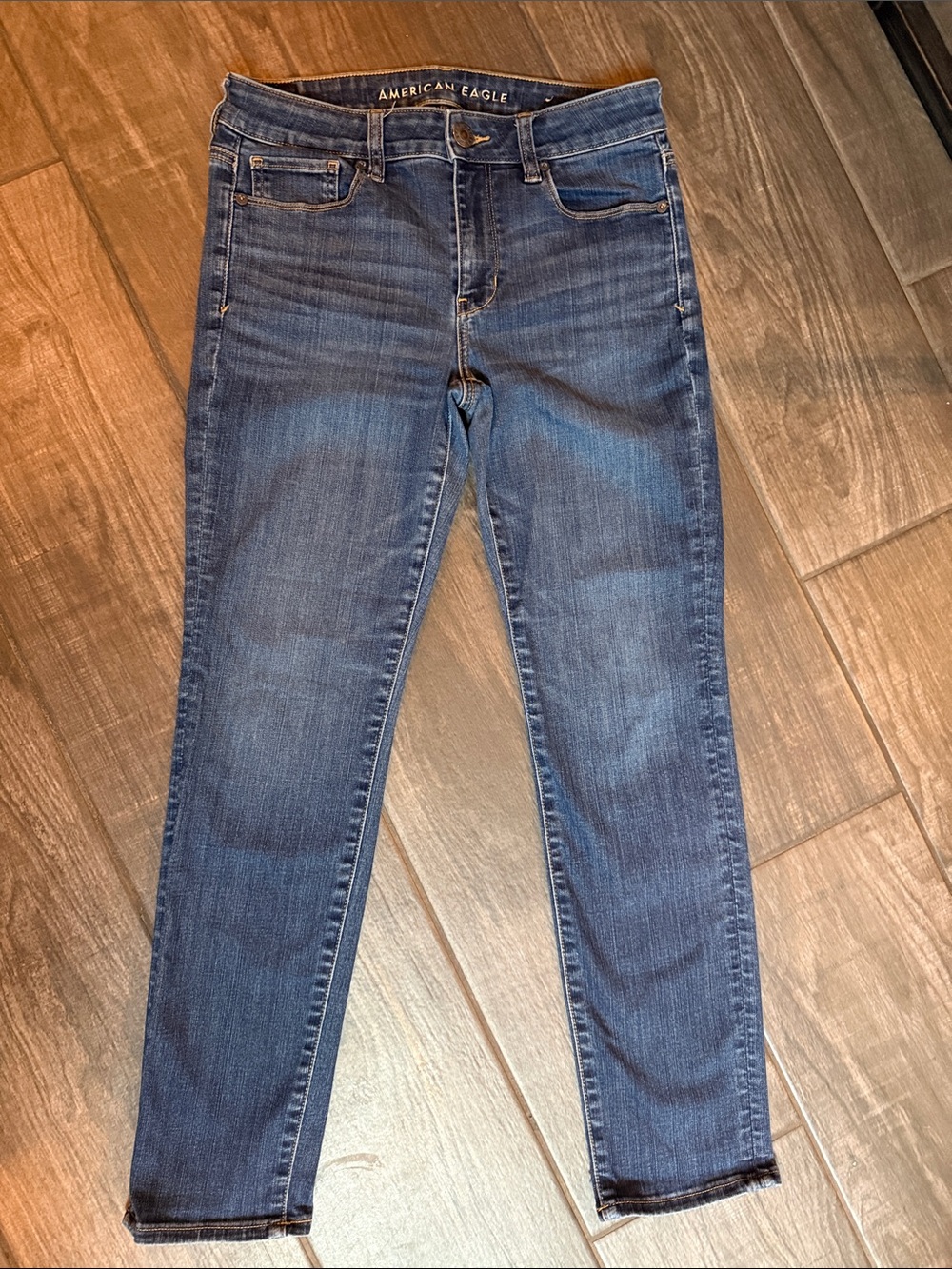 American Eagle Outfitters Women's Indigo Blue Skinny Jeans